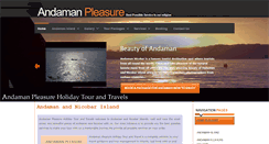 Desktop Screenshot of andamanpleasure.com